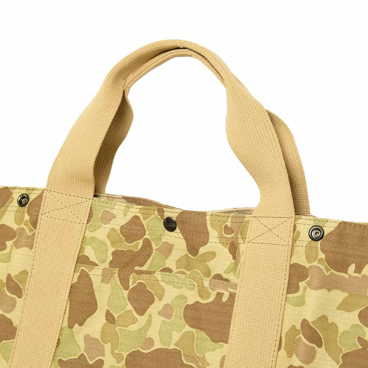 BUZZ RICKSON'S - HERRINGBONE TWILL CAMOUFLAGE REVERSIBLE BAG - SOLD MODEL - BR02831