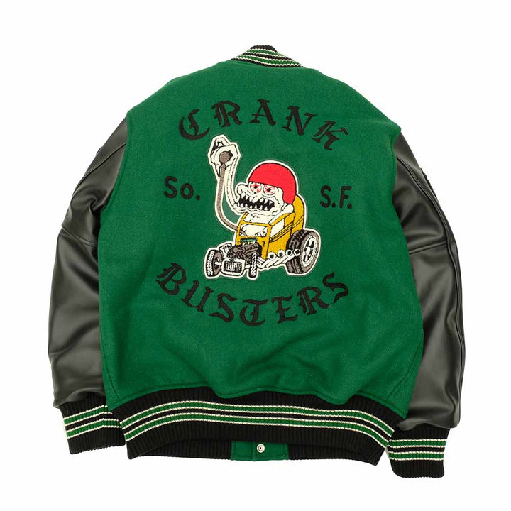 WHITESVILLE - 30oz. WOOL MELTON AWARD JACKET - CRANK BUSTERS - WV15602