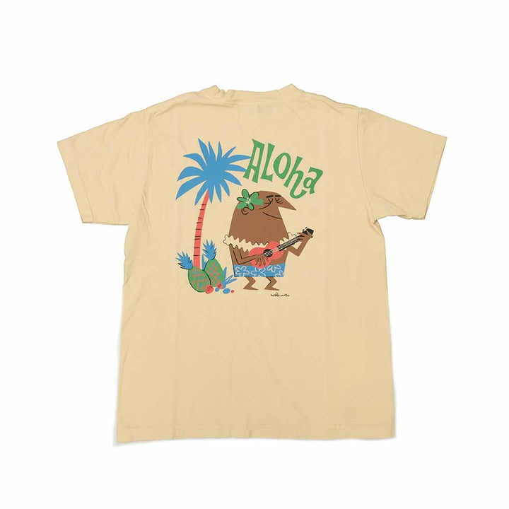 SUN SURF - PRINT T-SHIRT - ALOHA - by RYOHEI YANAGIHARA with MOOKIE - SS79569