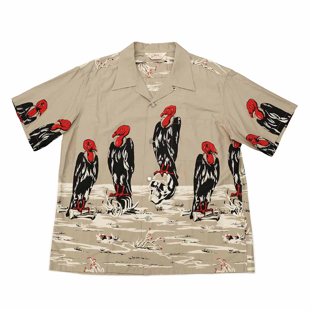 STAR OF HOLLYWOOD - COTTON TYPEWRITER OPEN SHIRT - CONDOR - SH39311