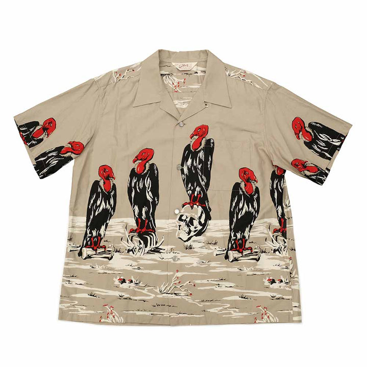 STAR OF HOLLYWOOD - COTTON TYPEWRITER OPEN SHIRT - CONDOR - SH39311