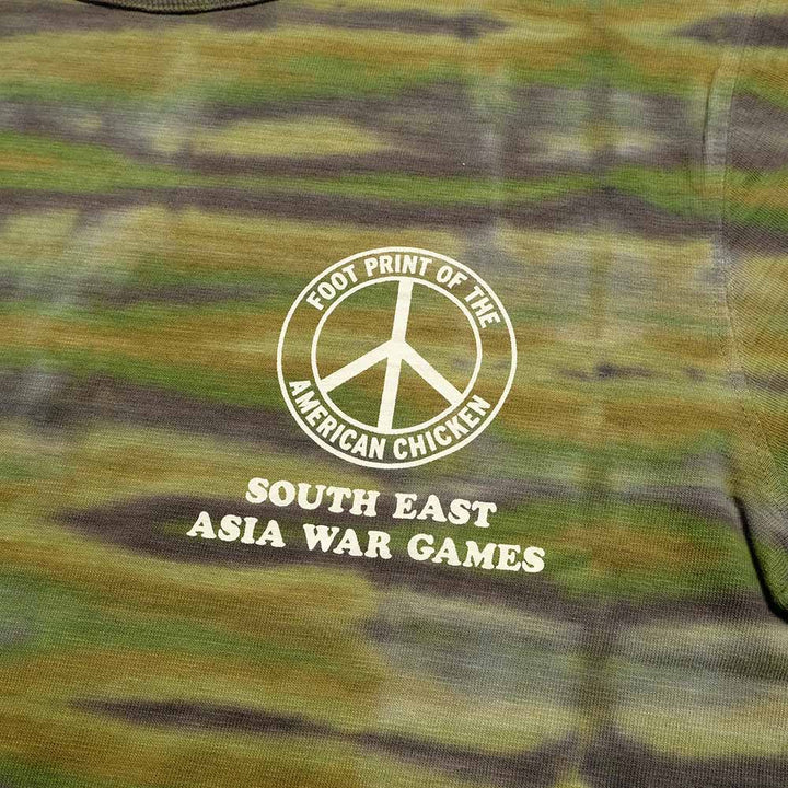 BUZZ RICKSON'S - SLUB YARN T-SHIRT - THE DYE CAMOUFLAGE - BR79733