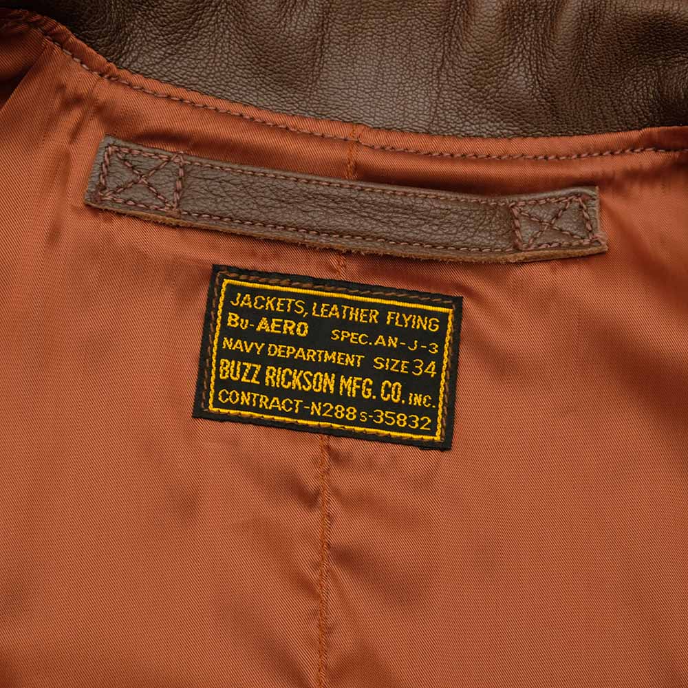 BUZZ RICKSON'S - Type AN-J-3 - BUZZ RICKSON MFG.CO.INC - BR80410