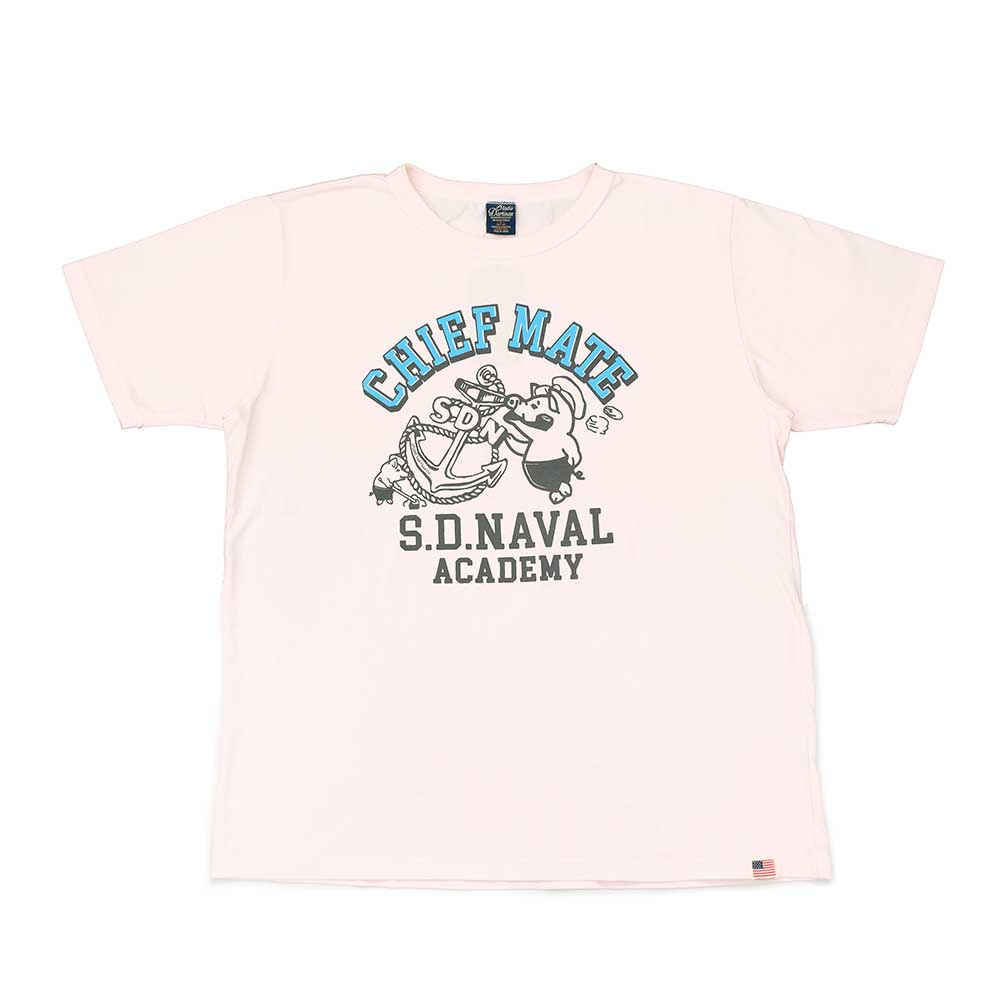 STUDIO D’ARTISAN - USA COTTON T-SHIRT - CHIEF MATE - 8182A