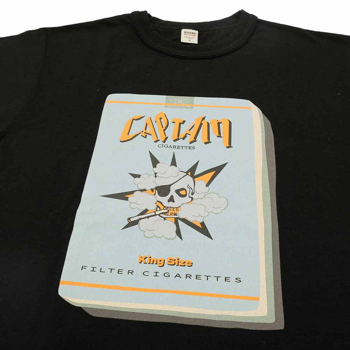 BARNS - STANDARD - Tough Neck - S/S Print T-shirt - CAPTAIN CIGARETTES - BR-25281