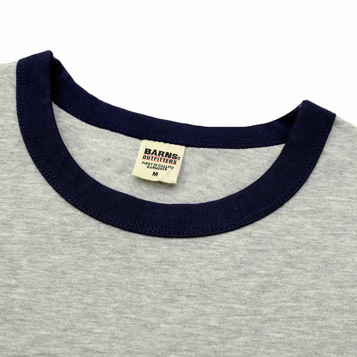 BARNS - RINGER PRINT TEE - GRAPEFRUITE - BR-25169