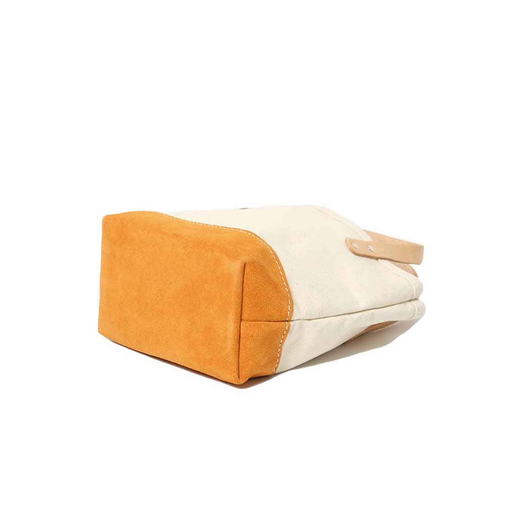 HERITAGE LEATHER CO. - Mini Tote - Suede Bottom - HLC-8663