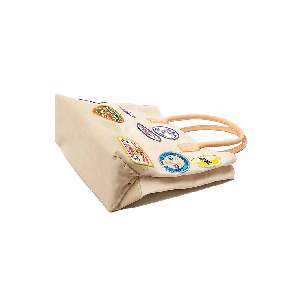 Heritage Leather VINTAGE PATCH DAY TOTE HLC-9212 – HINOYA Online Store