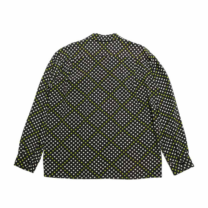 STAR OF HOLLYWOOD - HIGH DENSITY RAYON L/S OPEN SHIRT - POLKA DOT - SH29709