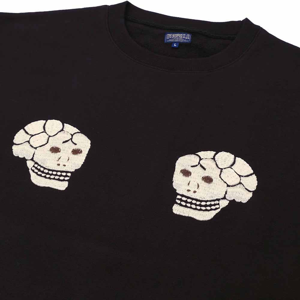 TAILOR TOYO - SUKA CREW SWEAT EMBROIDERED - SKULL ＆ SNAKE - TT69650