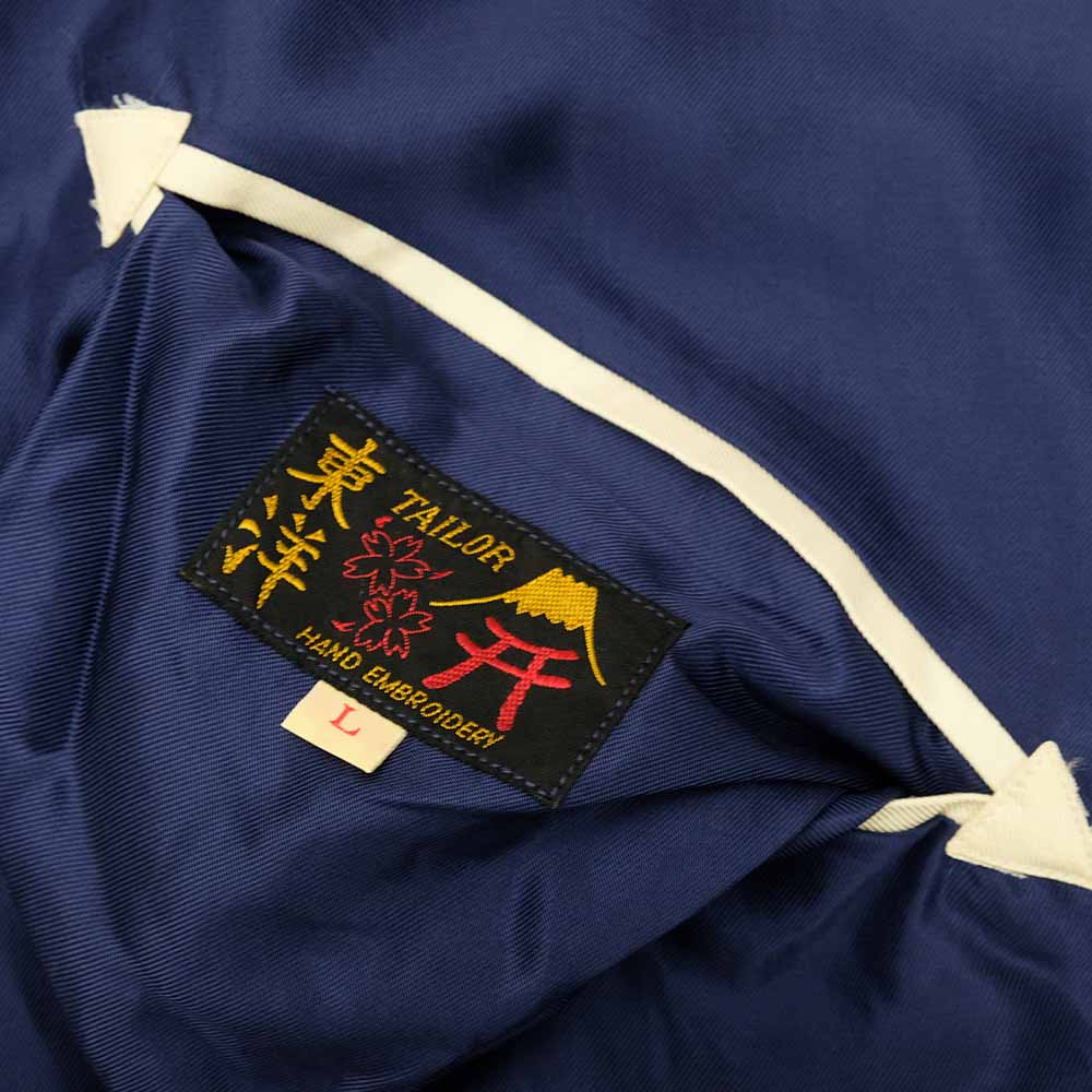 TAILOR TOYO - Acetate Souvenir Jacket - ALASKAN EAGLE × DOG SLED - TT15790-128