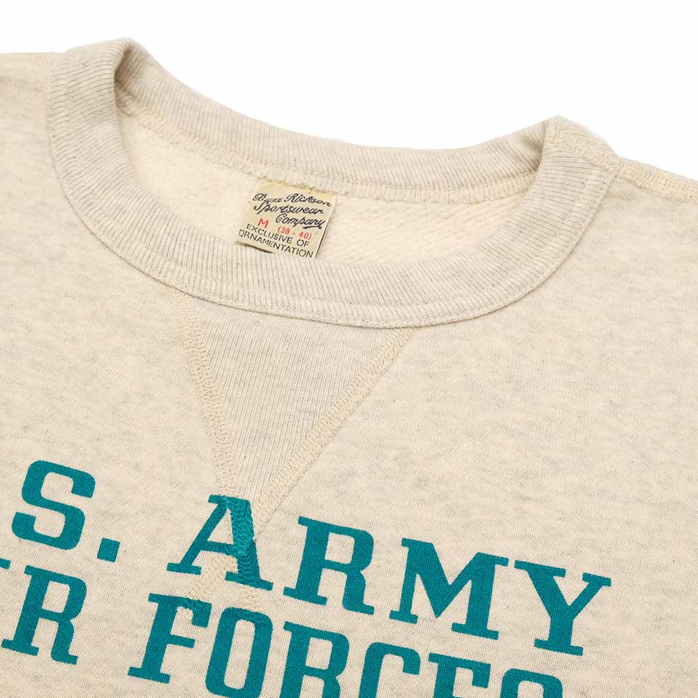 BUZZ RICKSON'S - SET-IN CREW SWEAT - U.S. ARMY AIR FORCES - BR69450