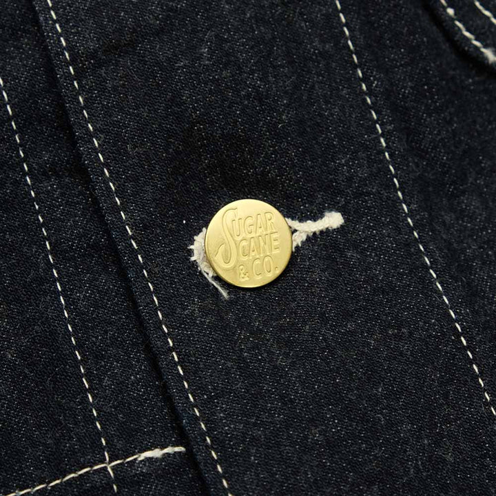 Sugar Cane - 11oz. BLUE DENIM - WORK COAT - SC15655