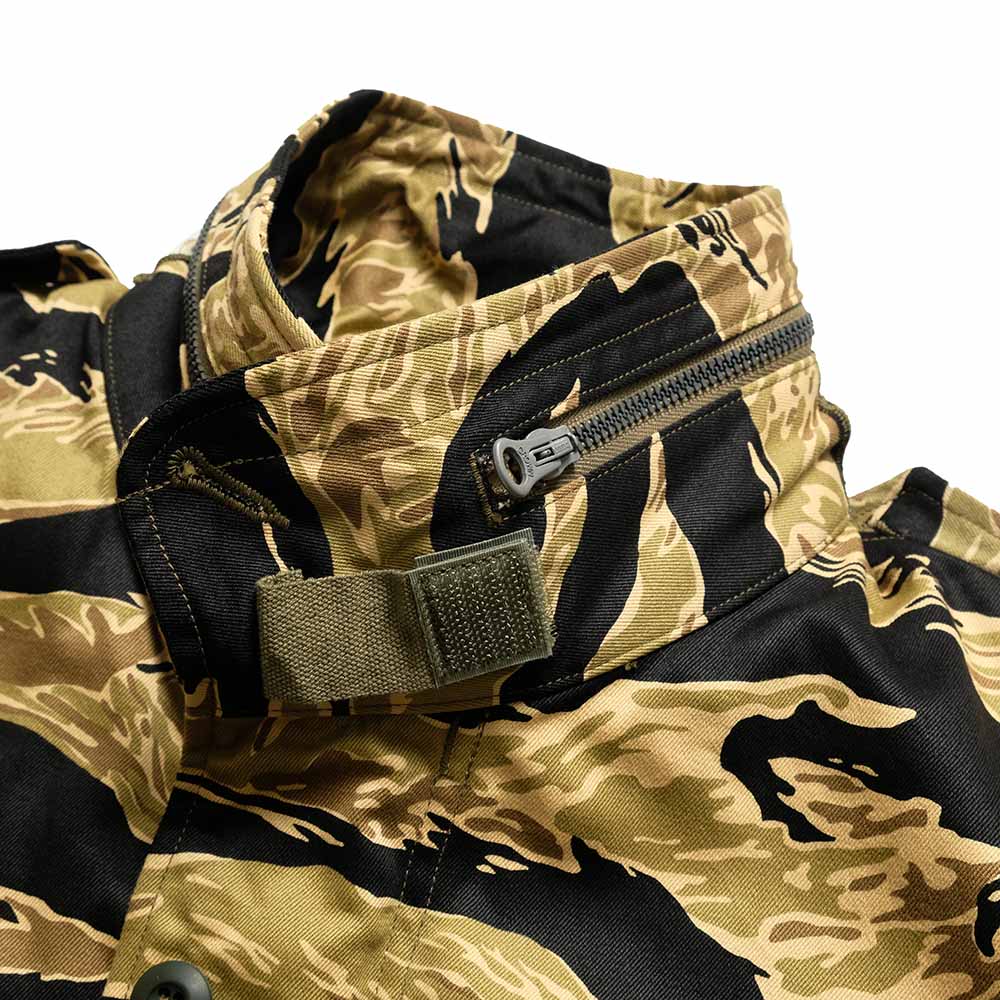 BUZZ RICKSON'S - JACKET, MAN'S FIELD, M-65 TIGER CAMOUFLAGE CIVILIAN MODEL - BR15885