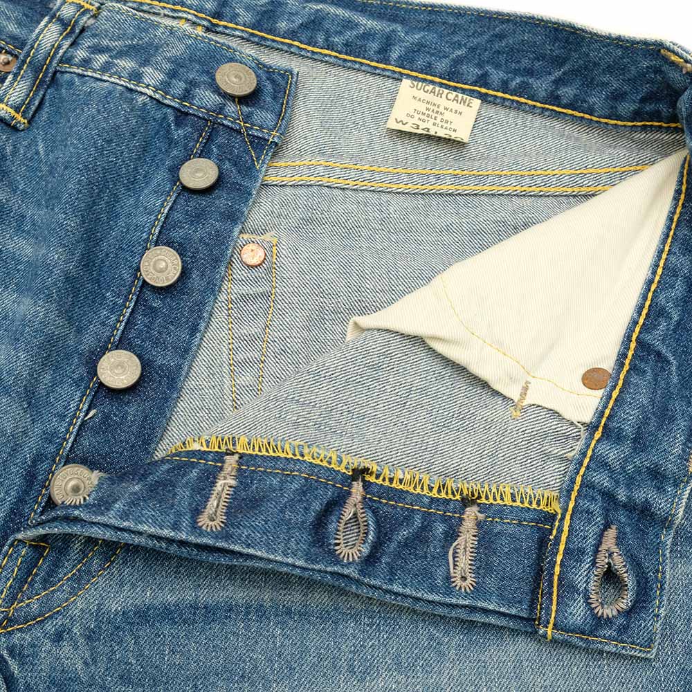 Sugar Cane 14.25oz. Denim 2021 AGED MODEL (SLIM TAPERED) SC42021SW30