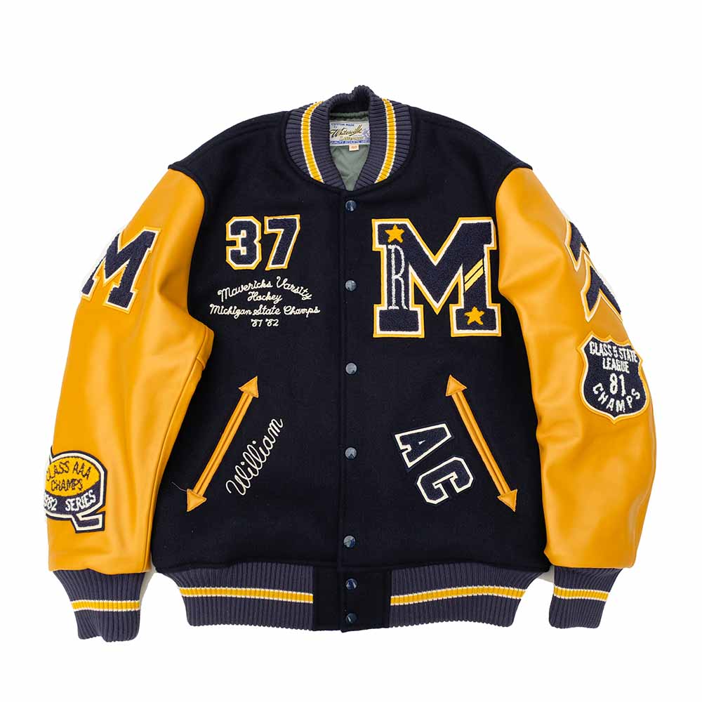 WHITESVILLE - 30oz. WOOL MELTON AWARD JACKET - MAVERICKS - WV15782
