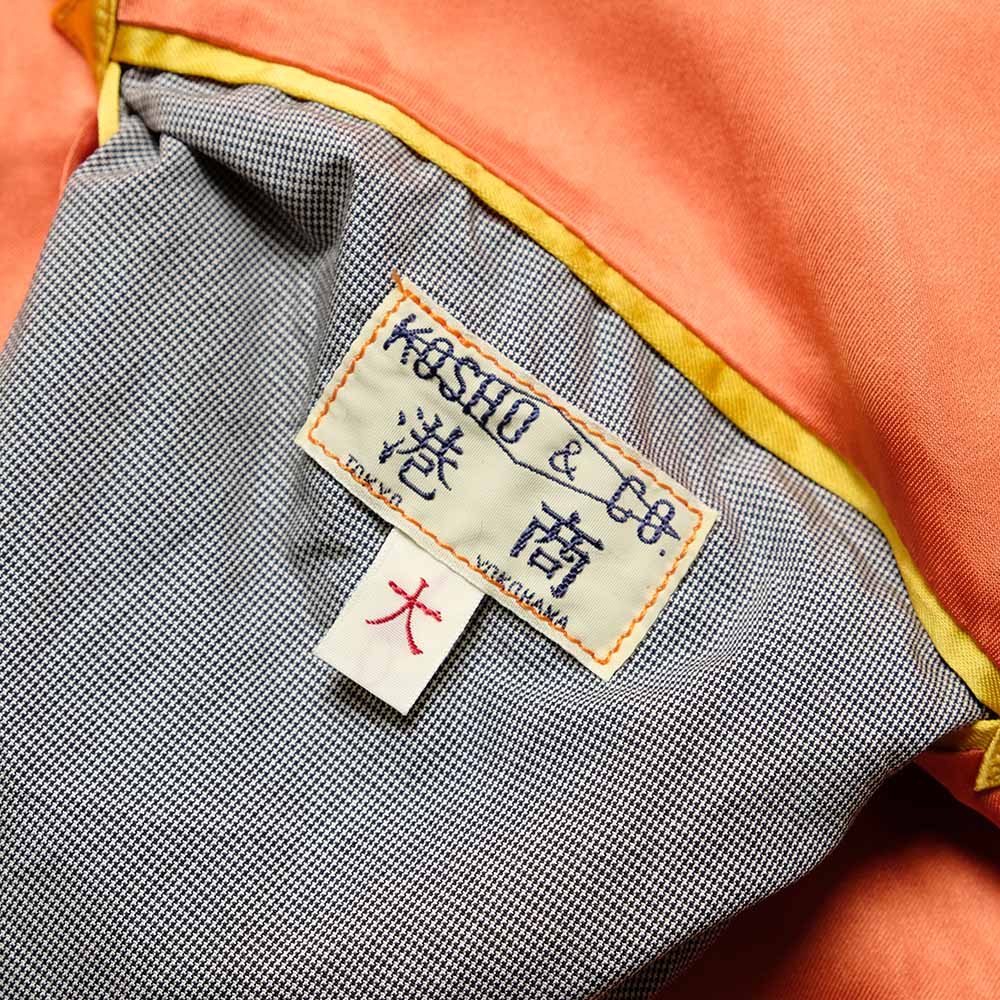 TAILOR TOYO - Acetate Souvenir Jacket - KOSHO ＆ CO. - Special Edition - EAGLE ＆ DRAGON × JAPAN MAP - TT15911-159