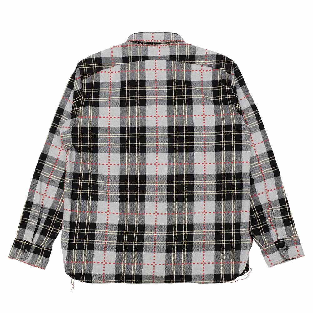SUGAR CANE - FICTION ROMANCE DOBBY PLAID WORK SHIRT - SC29583