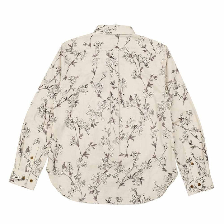 衣櫻 - サザンクロス素材 - 長袖レギュラーシャツ - 枝垂れ桜 - SA1640