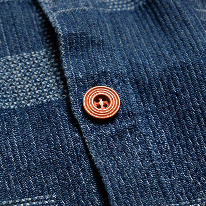 KOROMO ZAKURA - Patch Work Jacquard - Shirt Jacket - SA1753