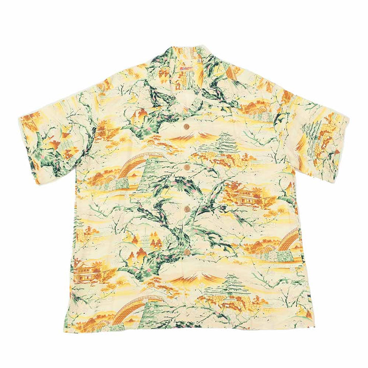 SUN SURF - RAYON HAWAIIAN SHIRT - SCENERY OF JAPAN - SS39422
