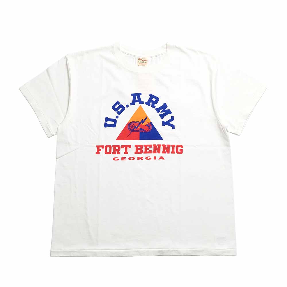 BUZZ RICKSON'S - POST EXCHANGE T-SHIRT - U.S. ARMY FORT BENNING - BR79751