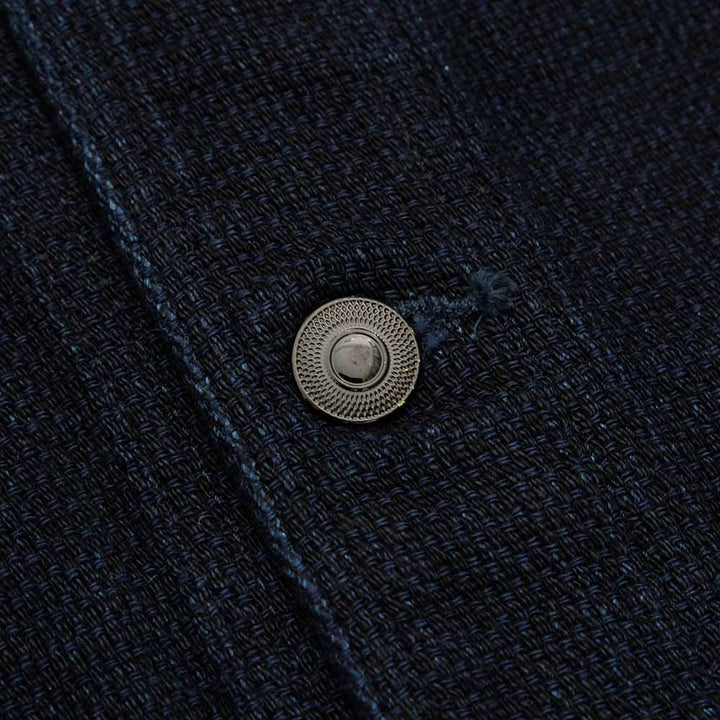 MOMOTARO JEANS - DOBBY USNAVY COVERALL - MZOT0342