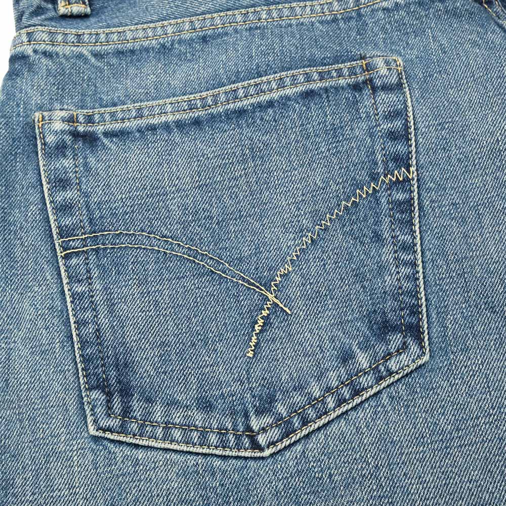 HOLLYWOOD RANCH MARKET - PP4XX Just length Jeans - MID BLUE - 1008262