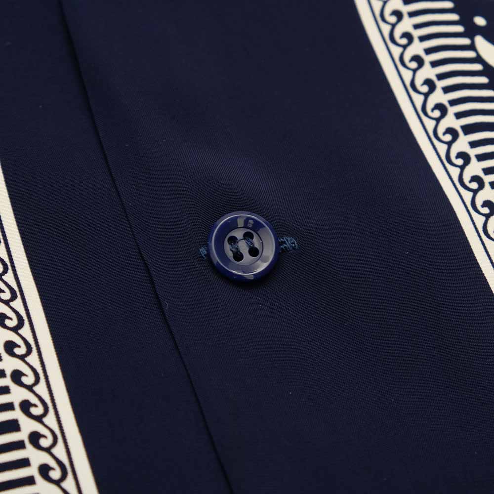 SUN SUR - HINOYA EXCLUSIVE - L/S RAYON HAWAIIAN SHIRT - COSMO GRAPHIC - SS29051HY