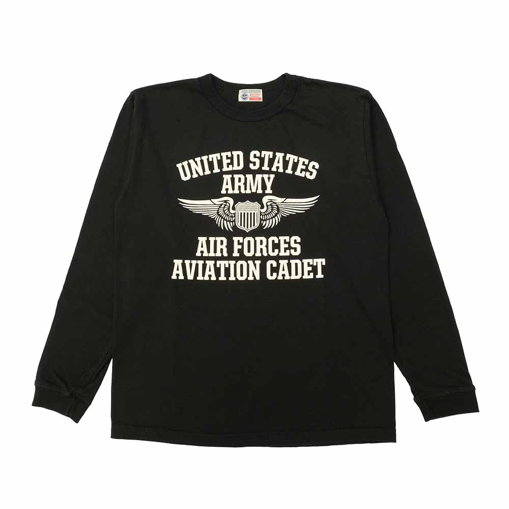 BUZZ RICKSON'S - L/S T-SHIRT - U.S.A.A.F. AVIATION CADET - BR69340