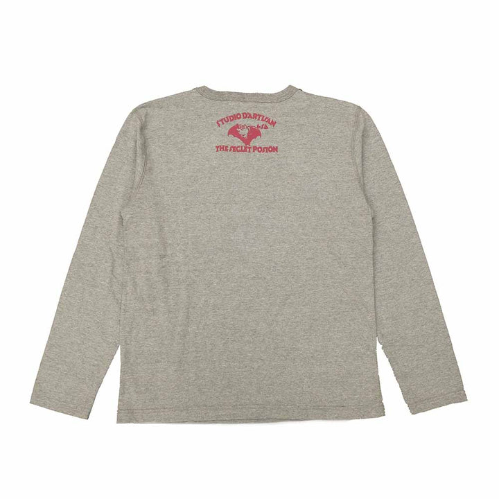 STUDIO D’ARTISAN - PRINT L/S T-SHIRT - THE SECLET POSION - 8195B