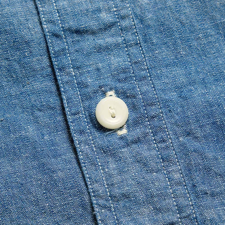 WAREHOUSE - VENTILATION TRIPLE STITCH CHAMBRAY SHIRTS - 3064-25