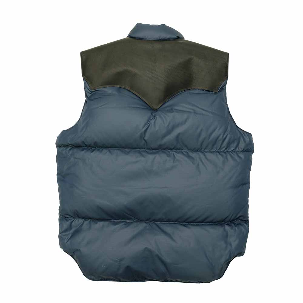 WAREHOUSE Rocky Mountain Featherbed RIP STOP NYLON DOWN VEST 2197RM-23