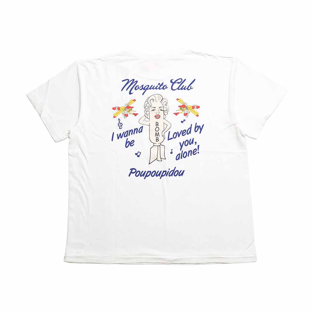 BUZZ RICKSON'S - POST EXCHANGE T-SHIRT - MOSQUITO CLUB - BR79758