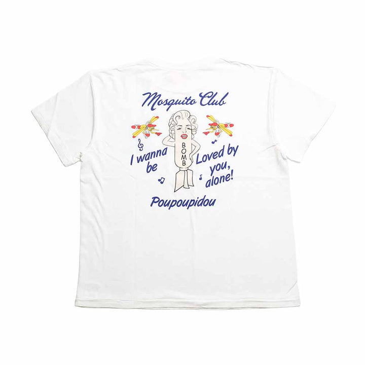 BUZZ RICKSON'S - POST EXCHANGE T-SHIRT - MOSQUITO CLUB - BR79758
