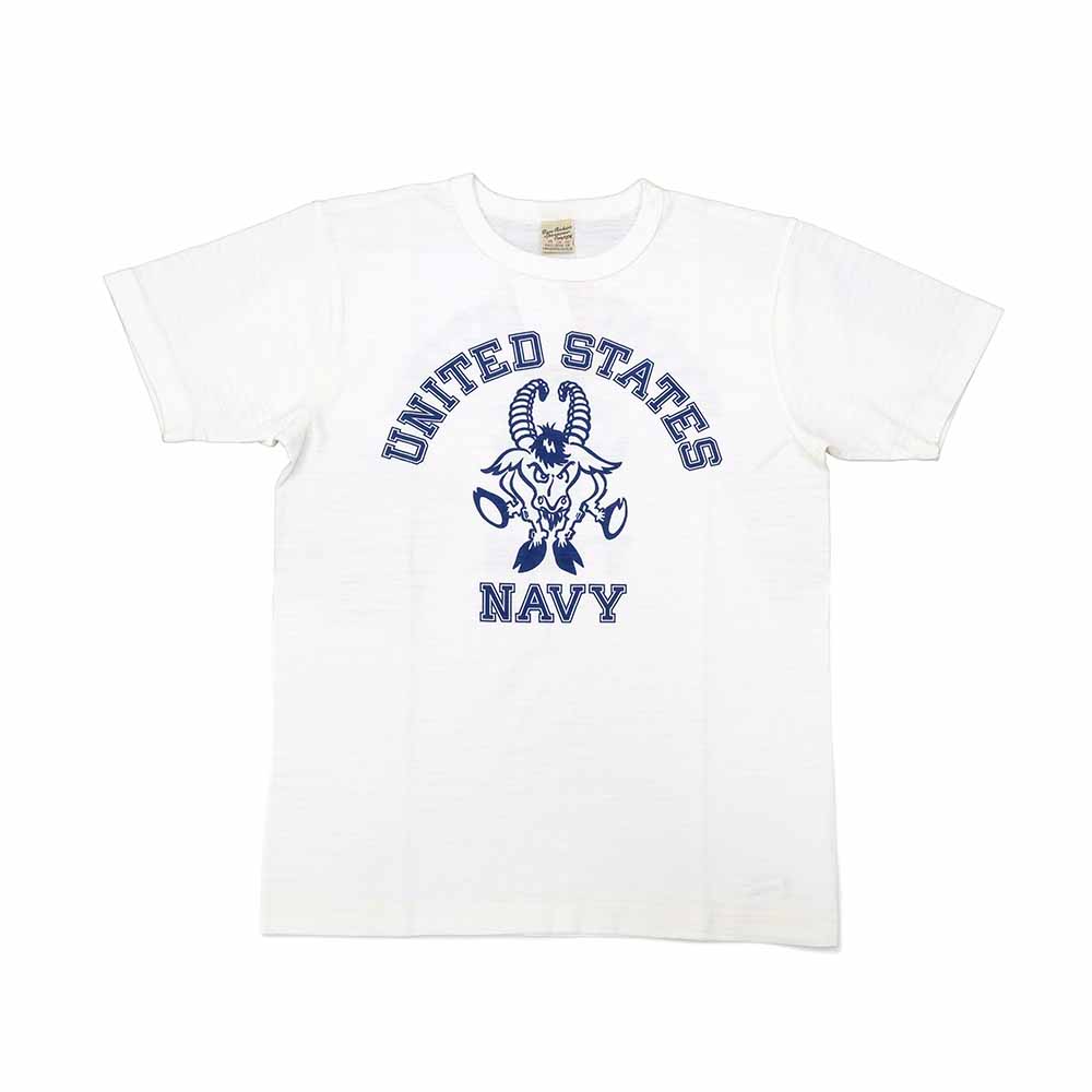 BUZZ RICKSON'S - SLUB YARN T-SHIRT - UNITED STATES NAVY - BR79566