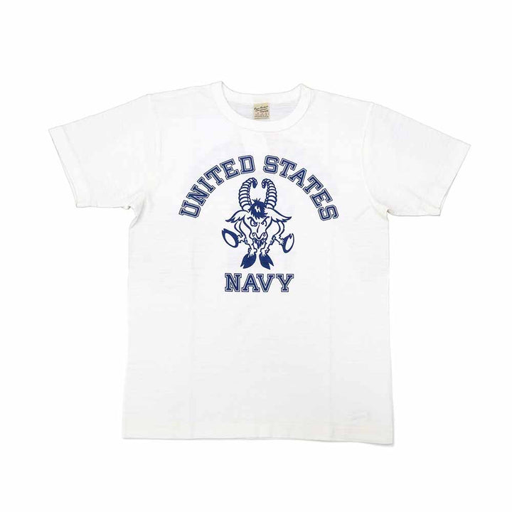 BUZZ RICKSON'S - SLUB YARN T-SHIRT - UNITED STATES NAVY - BR79566