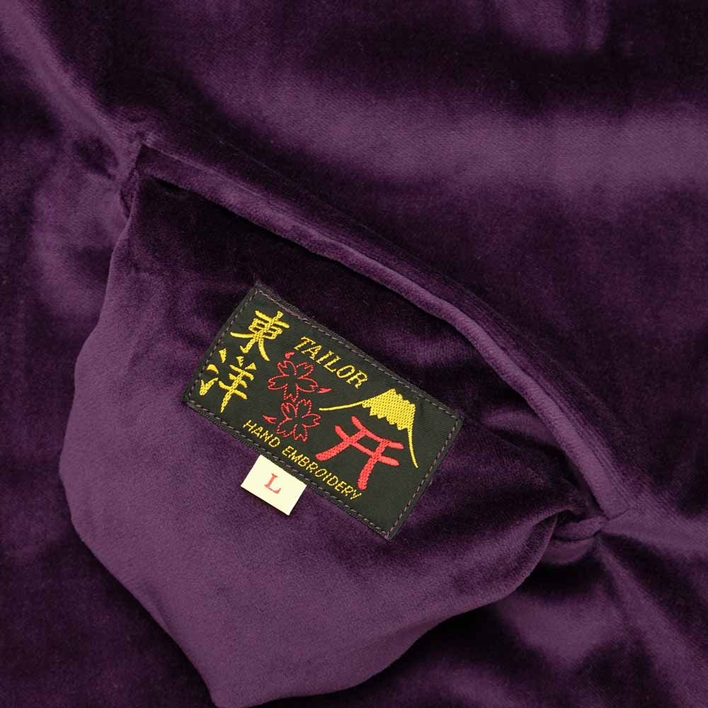 TAILOR TOYO - Velveteen Souvenir Jacket - LANDSCAPE X DRAGON - TT15392-175