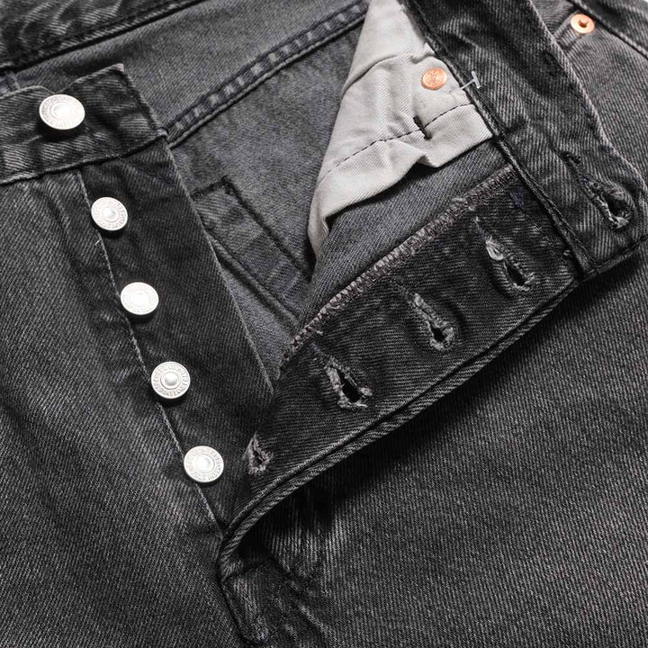 Levi's - 501® ORIGINAL JEANS - Black Used - 501-3783