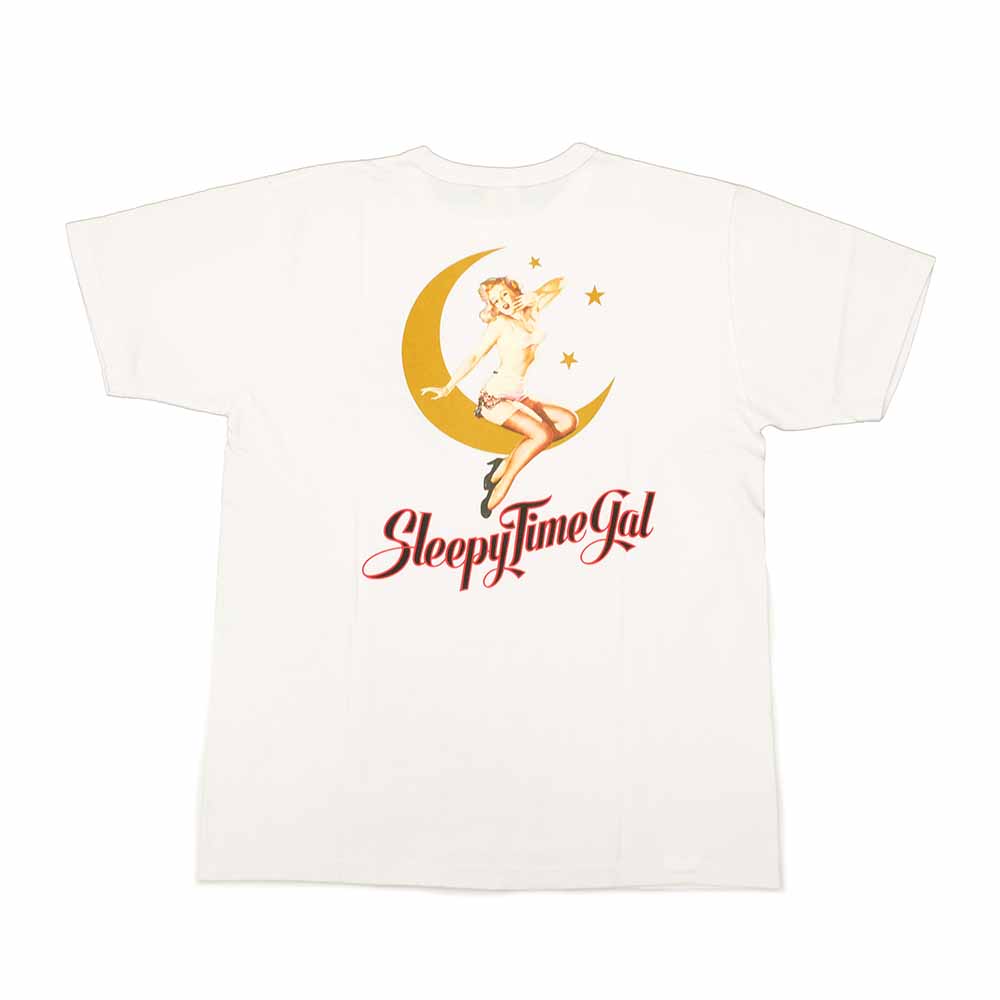 BUZZ RICKSON'S - S/S T-SHIRT - SLEEPY TIME GAL - BR79624