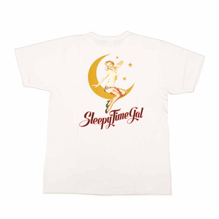 BUZZ RICKSON'S - S/S T-SHIRT - SLEEPY TIME GAL - BR79624