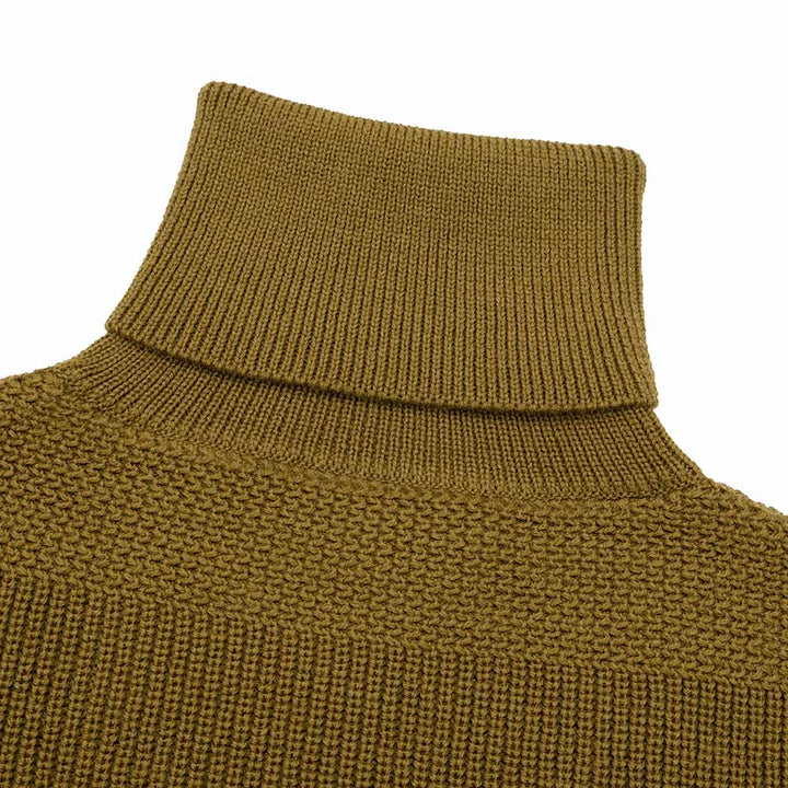 BUZZ RICKSON'S - SWEATERS, WOOL, TURTLE NECK, O.D. - BUZZ RICKSON KNITTING MILLS - BR90258