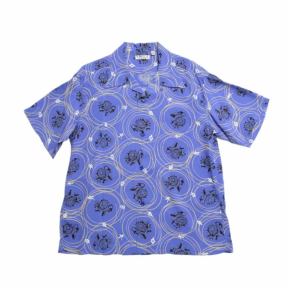 SUN SURF - S/S RAYON HAWAIIAN SHIRT - DRAGON GRID - SS39617