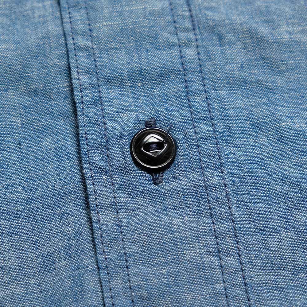 BIG YANK - Y1942 S/S CHAMBRAY SHIRT - 602-261-05