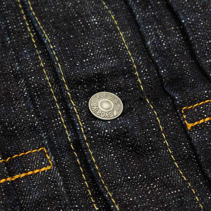 Pure Blue Japan - Double Slub Denim Type2 Jacket - 6111