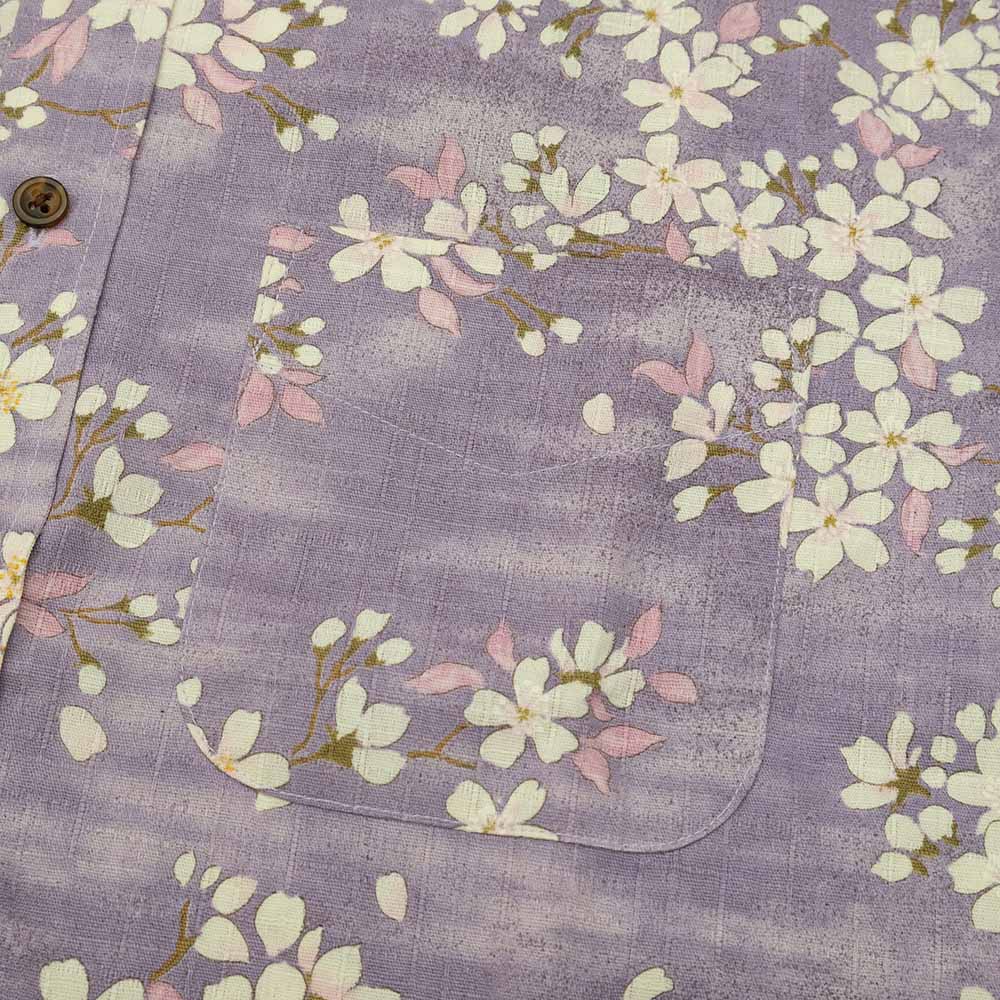KOROMO ZAKURA - Southern Cloth - Long-Sleeve Regular Shirt - Kasumi Mai-Zakura (Dancing Hazy Cherry Blossoms) -SA1564