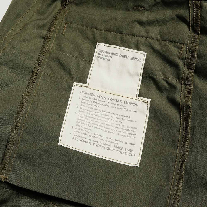 BUZZ RICKSON'S - TROUSERS, MEN'S, COMBAT TROPICAL SHORTS - BR52550