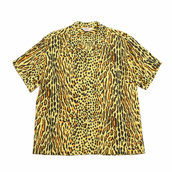 STAR OF HOLLYWOOD - HIGH DENSITY RAYON OPEN SHIRT - OCELOT - SH39708