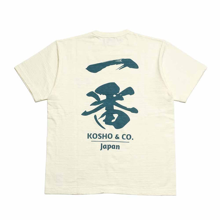 TAILOR TOYO - KOSHO & CO. SLUB YARN T-SHIRT - 一番 - TT79713