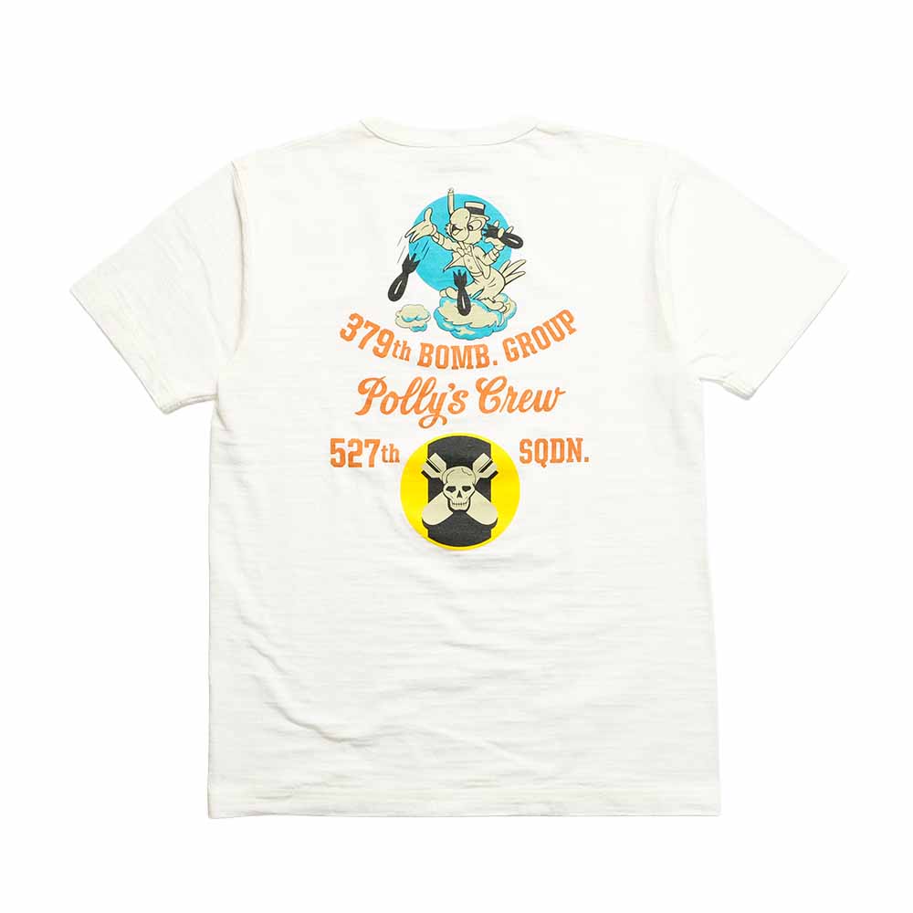 BUZZ RICKSON'S - SLUB YARN T-SHIRT - 527th BOMB.SQ. - BR79731